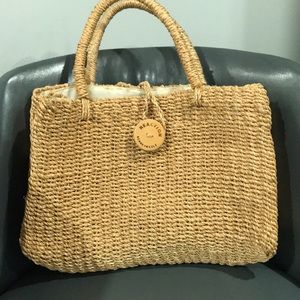 Kenneth Cole Reaction woven mini-tote handbag